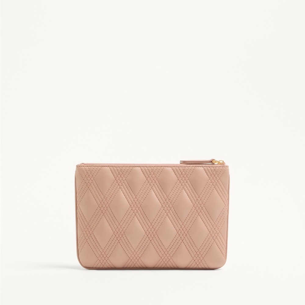Valentino Garavani Pink Quilted Pouch Napa Leather - Picture 4 of 6